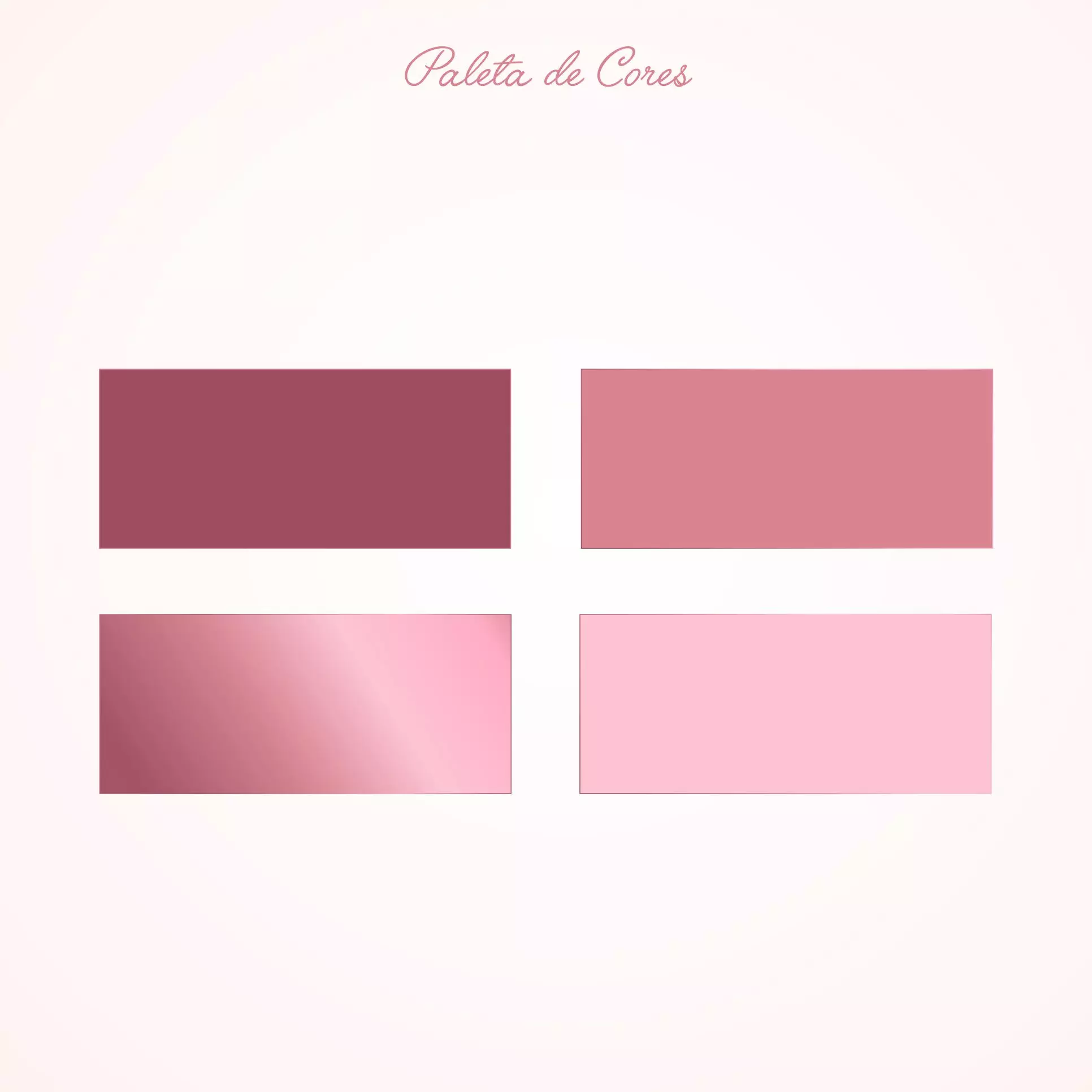 Paleta de cores - Ac Studio Lash Design