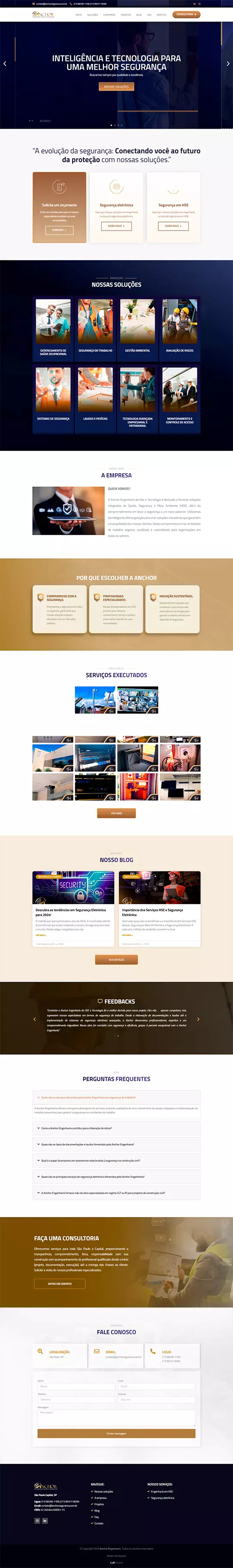 Página completa - Anchor Engenharia
