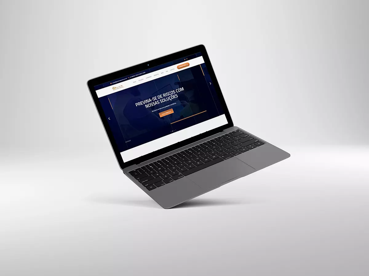 Site e identidade visual - Anchor Engenharia